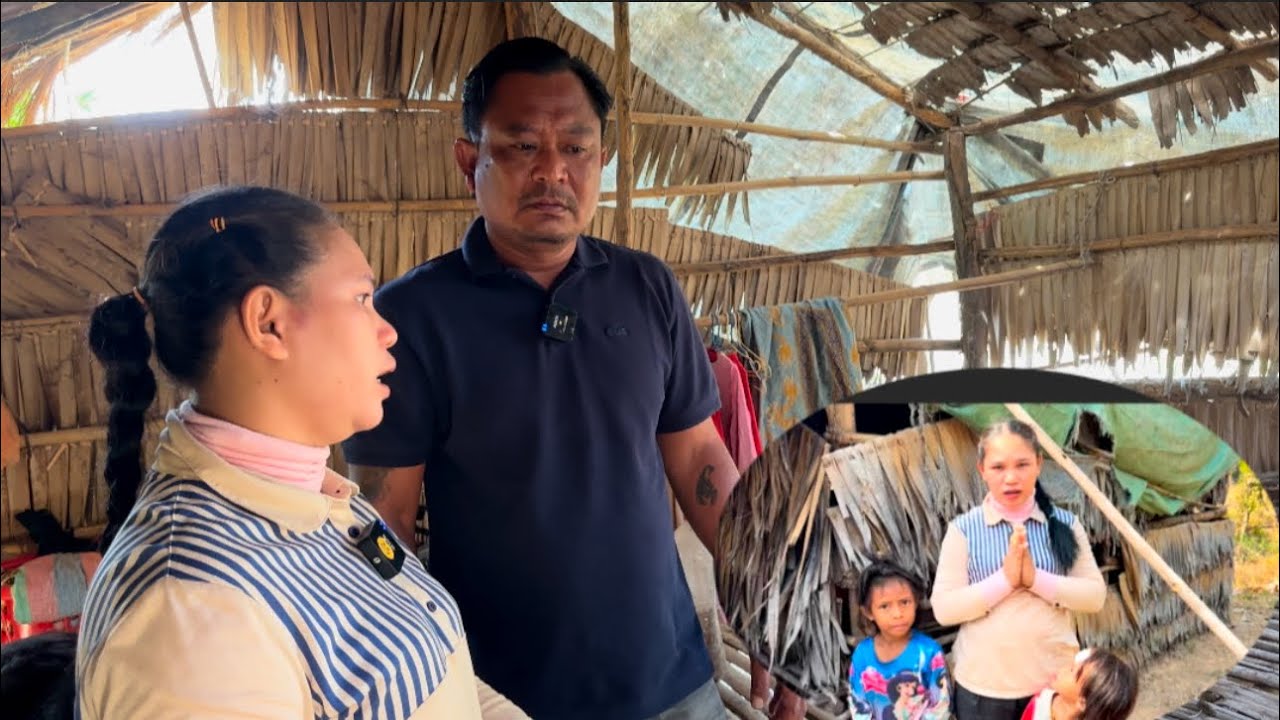 ស្ទេីរមិនគួរអោយជឿថាខ្ទមបាក់បែកនេះជាផ្ទះរបស់គាត់ By Pou Vot
