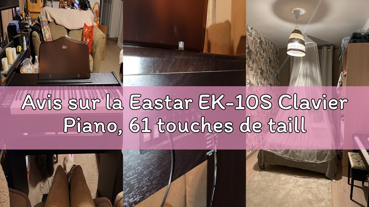 Avis sur la Eastar EK-10S Clavier Piano, 61 touches de taille standard Upright Clavier de Piano numé
