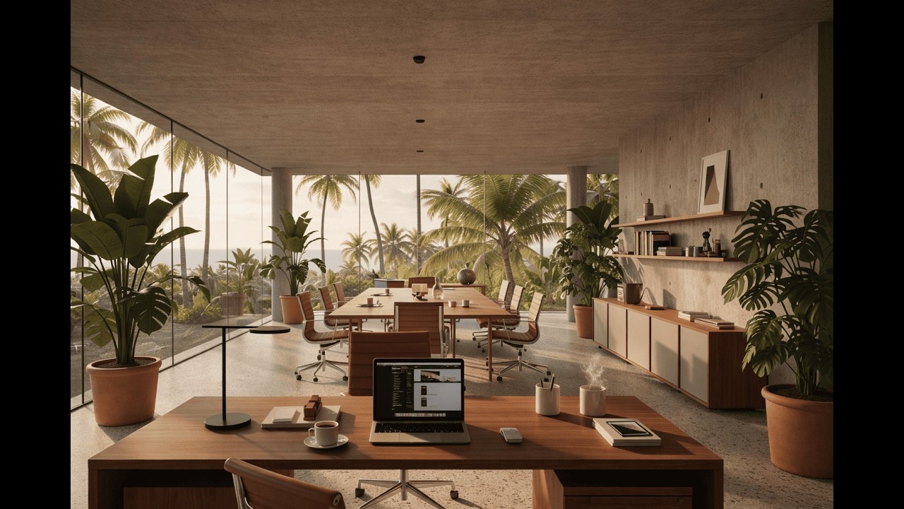 Office Ambience (90 min) – Warm Background Sound for Performance,  Focus & Work