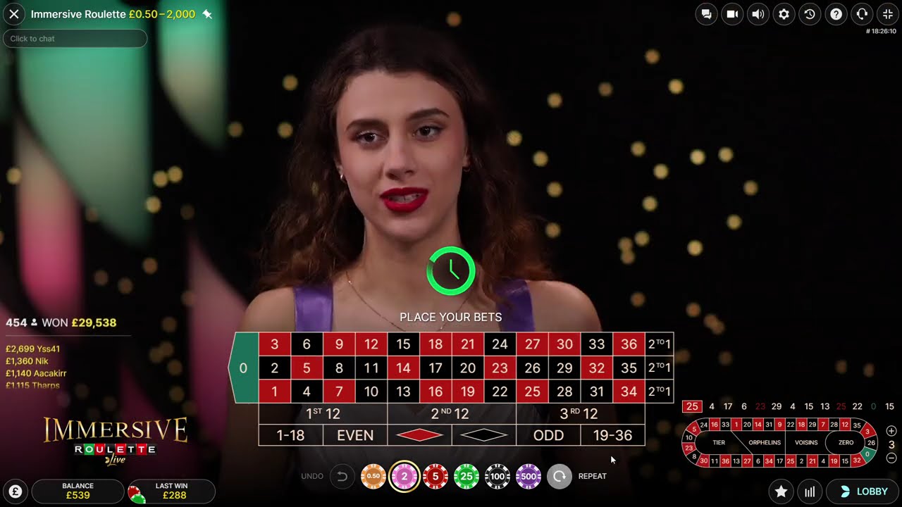 ROULETTE SESSION | IMMERSIVE ROULETTE SESSION