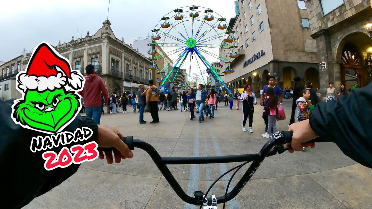 Rodando en BMX!! La gente se Volvio loca esta Navidad en Guadalajara 2023