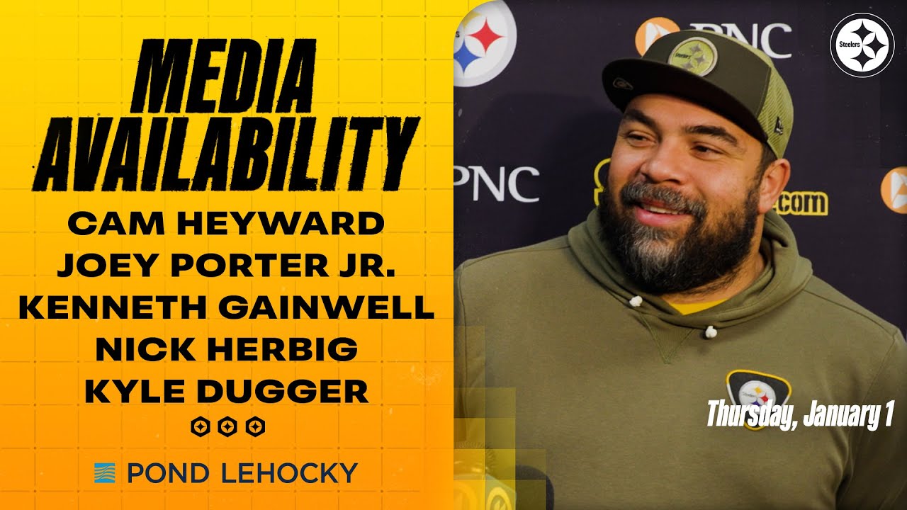 Player Media Availability (Jan. 1) | Pittsburgh Steelers