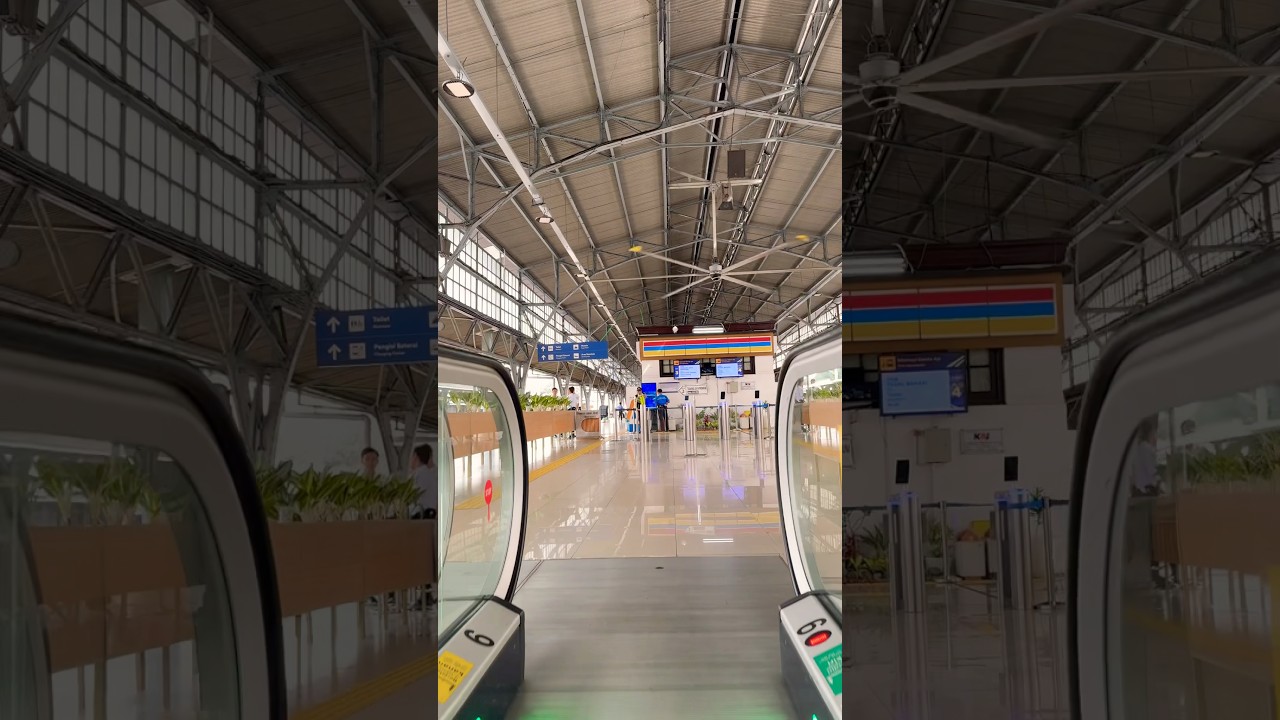 Stasiun Pasar Senen makin mewah dilengkapi Eskalator #susis #stasiun #pasarsenen