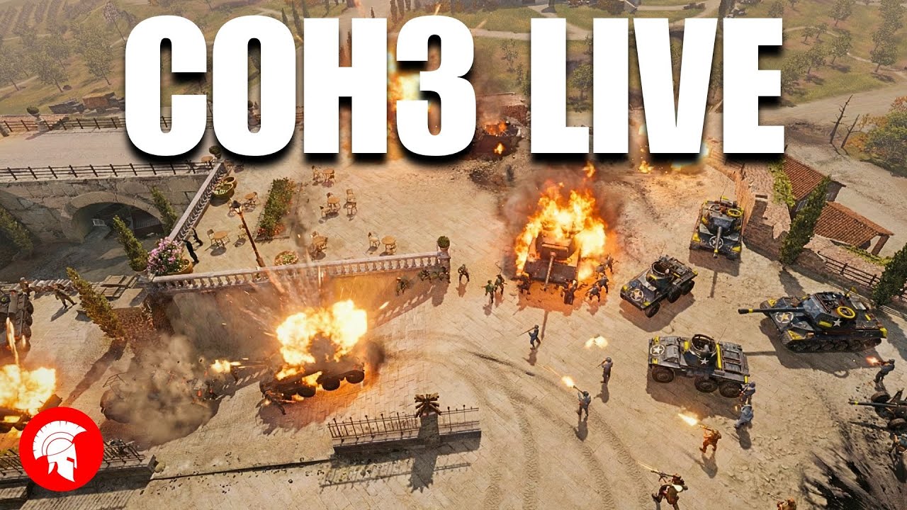 ⭐⭐⭐Company of Heroes 3 Live!⭐⭐⭐High Elo Action!⭐⭐⭐Achilles Gaming!