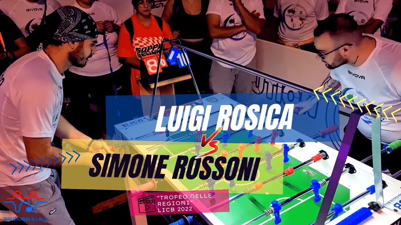 Simone Rossoni VS Luigi Rosica al Singolo 