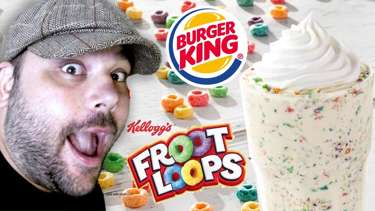🍨 Burger King Fruit Loops Shake - Taste Test & Review