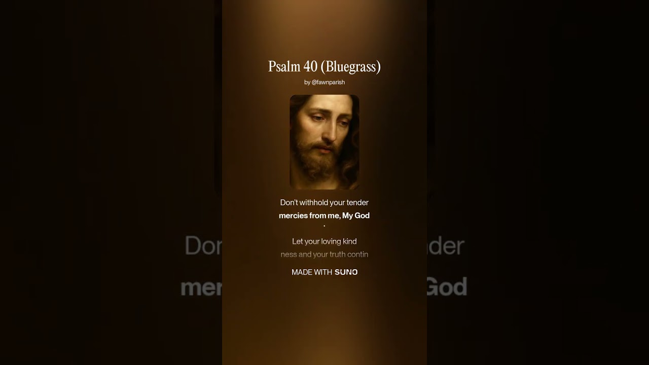 Psalm 40 (Bluegrass) #jesussong #praiseandworship #bluegrassgospel #worshipsong #worship  #jesus