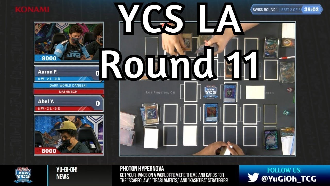 YCS LA Round 11 - Dark World Vs Mathmech