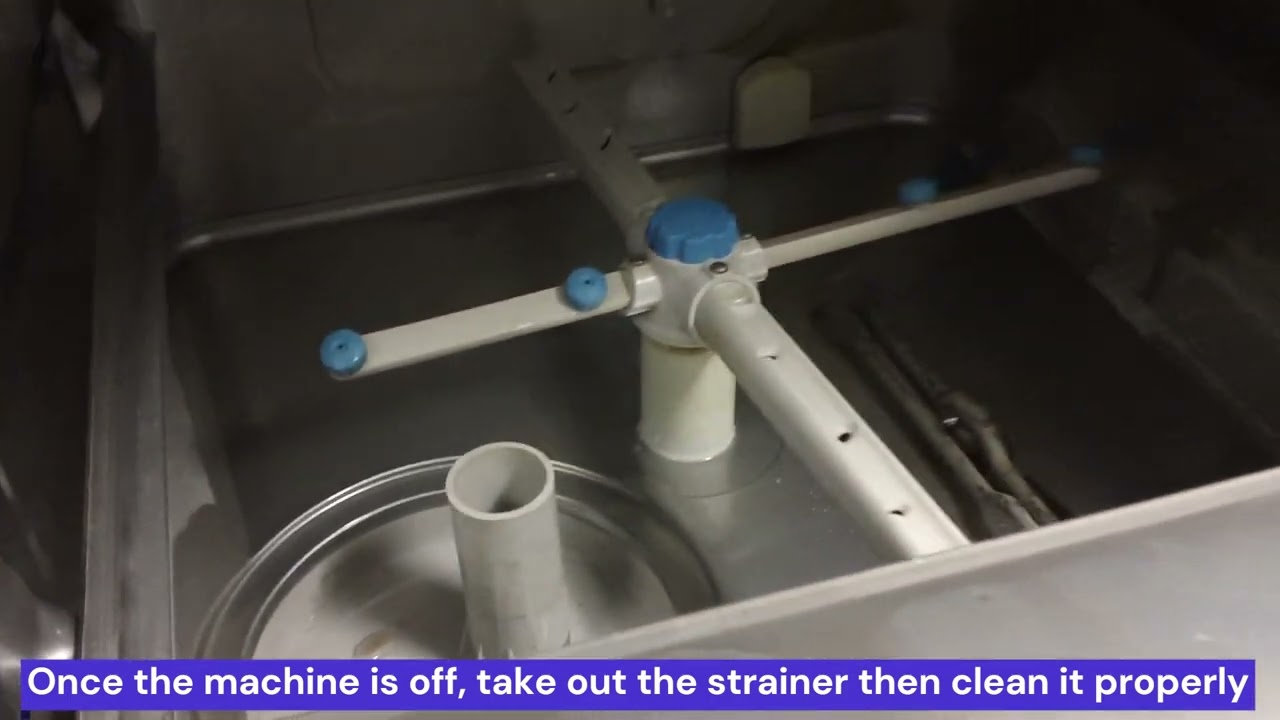 Steps to Switch off a MEIKO UPster U500 Dishwasher