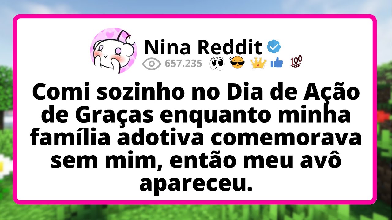 Comi SOZINHO no Dia de Ação de Graças enquanto MINHA família adotiva comemorava SEM mim, então...