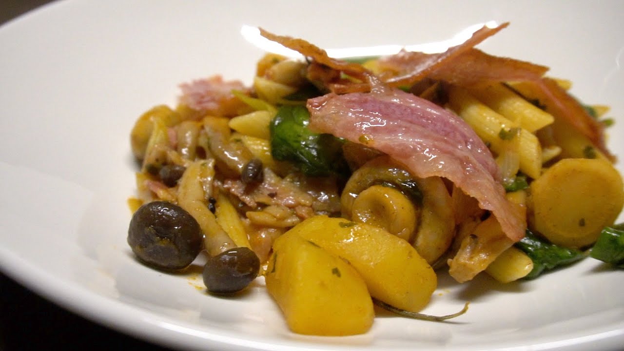Buday, Otthon - Gomba, penne, bacon