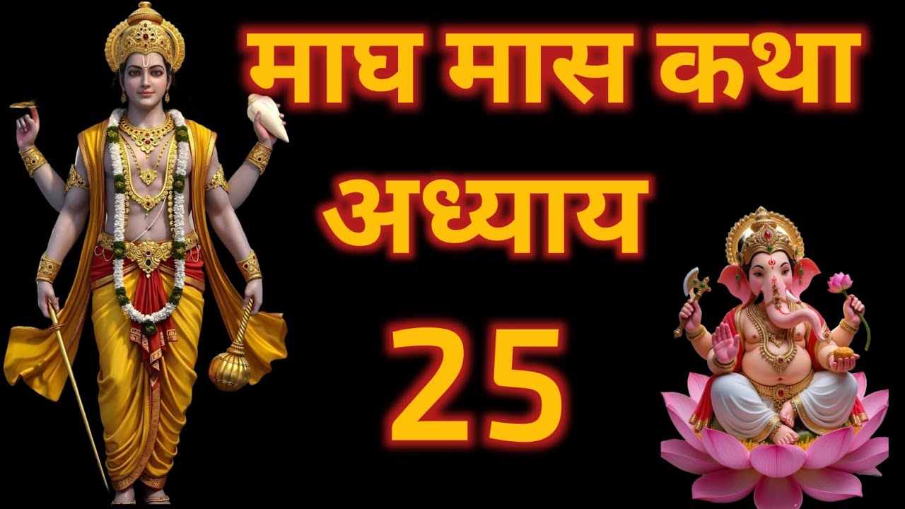 माघ मास कथा अध्याय 25 Magh Maas Katha Day 25 जीवन में दान करना बहुत ही जरूरी है | गरुड़ पुराण विशेष