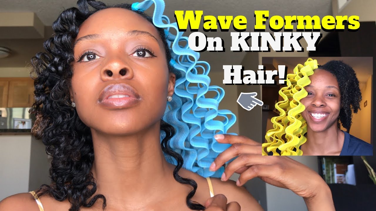 Wave Formers on Kinky Natural Hair! (Fine, Type 4a Coils)