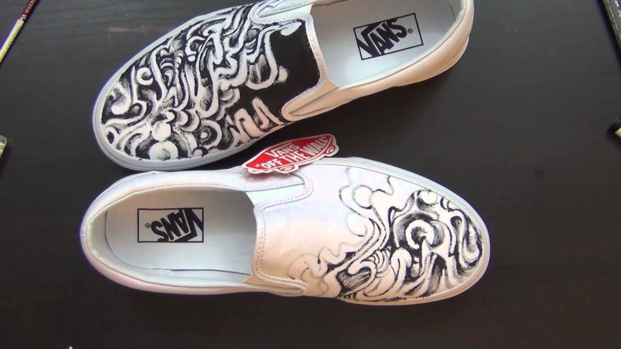 Painting on Some Shoes