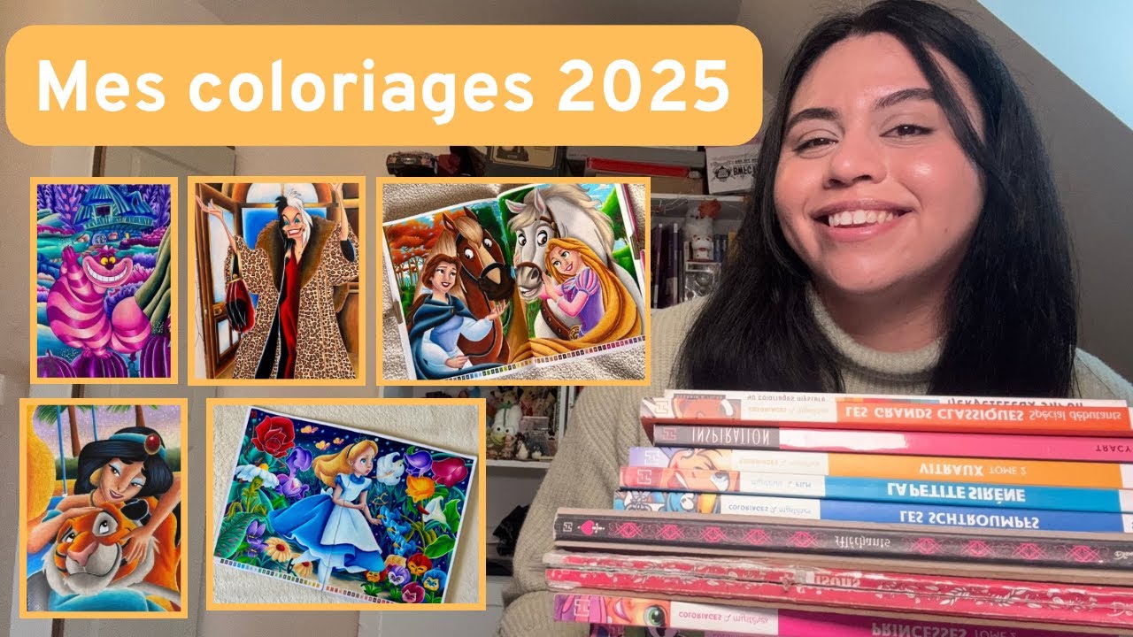 Tous mes coloriages en 2025 ✨