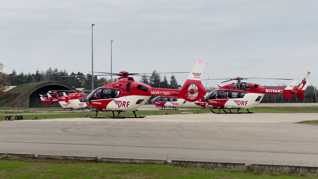 DRF Luftrettung | Start H135 | D-HRTD | Baden Airpark