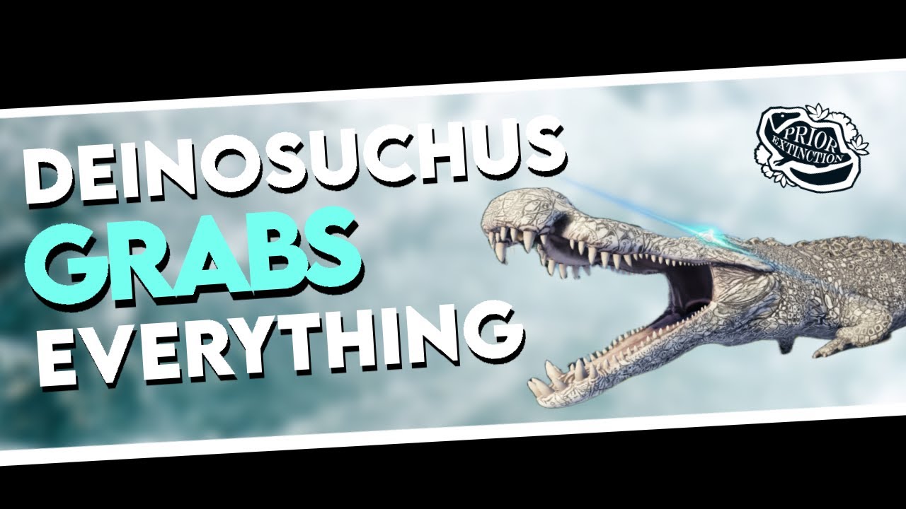 DEINOSUCHUS GRAB COMPILATION || Prior Extinction Recode Roblox