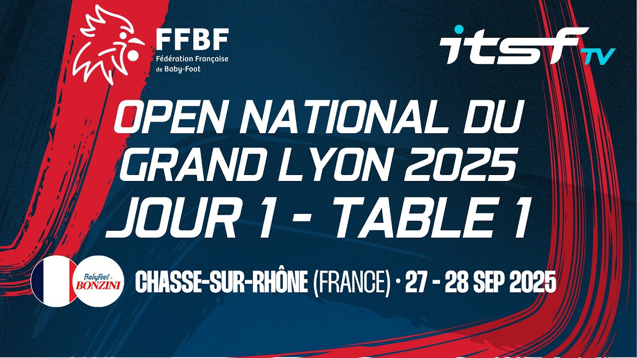 FFBF 5e Open National du Grand Lyon (ITSF 500) - JOUR 1 - TABLE 1