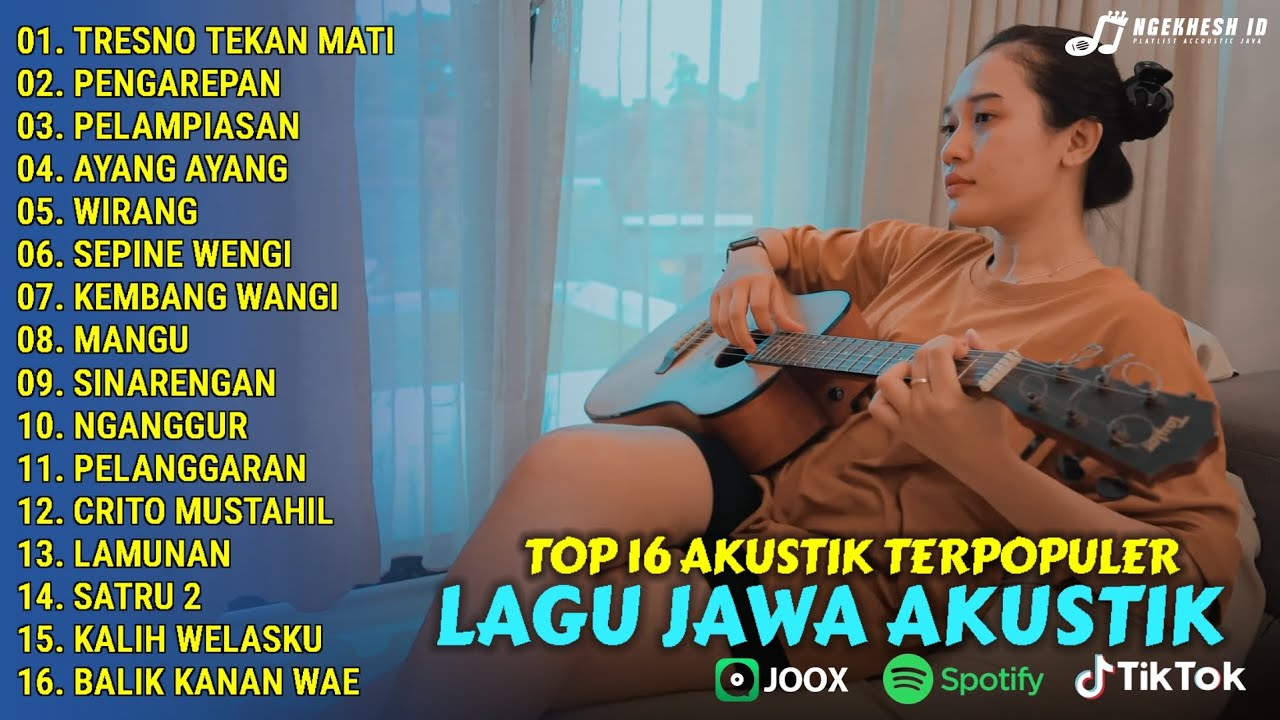 Top 16 Lagu Jawa Akustik Terpopuler 2025 | TRESNO TEKAN MATI, PENGAREPAN | Full Album Terbaru 2025