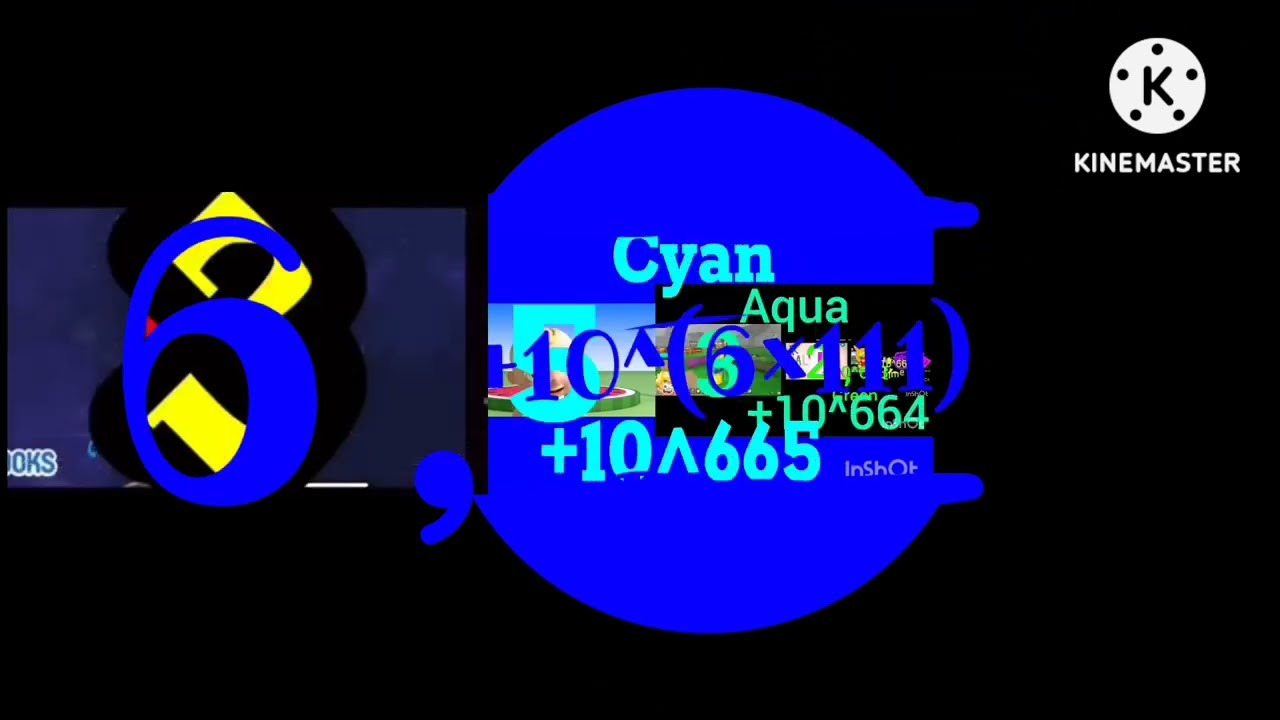 Numbers 0 to Duovigintaducentillion in cartoons