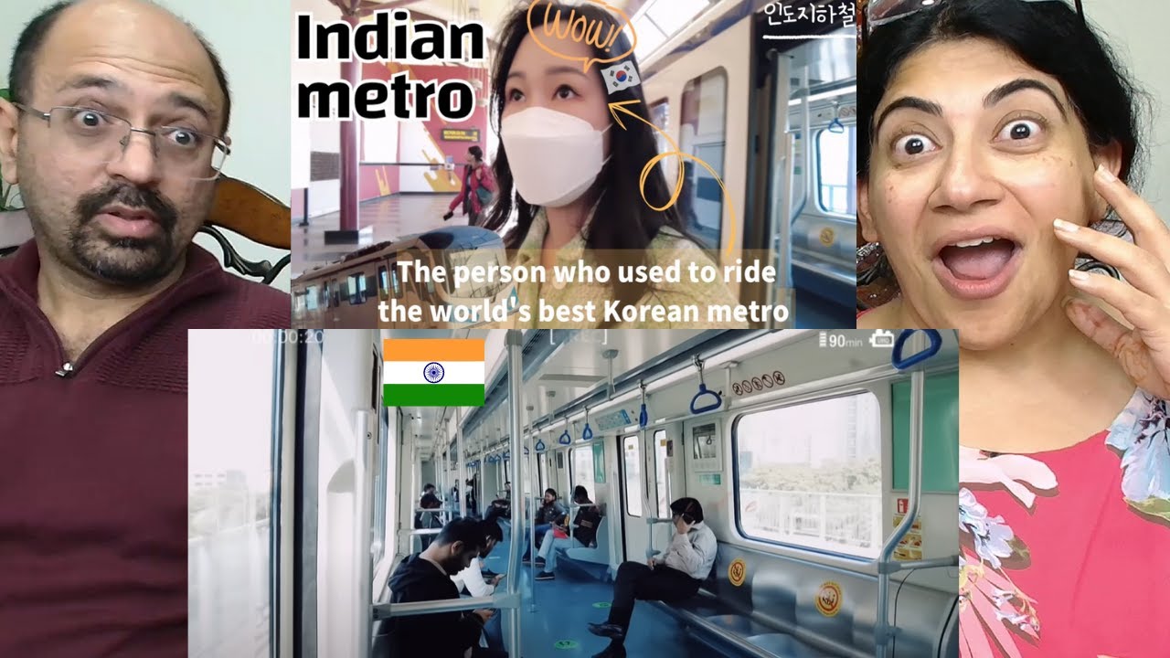 It's not India I knew ! 😮| Indian Metro, Rapid Metro Gurgaon | Korean In India ! ✨