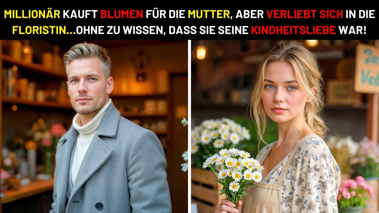 MILLIONÄR KAUFT BLUMEN FÜR DIE MUTTER, VERLIEBT SICH IN DIE FLORISTIN – SEINE KINDHEITSLIEBE!