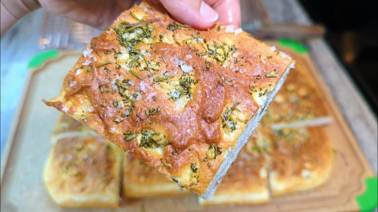 🌱Focaccia Bread EXPERIMENT **Cubed Butter??** #eggwhitebread #keto