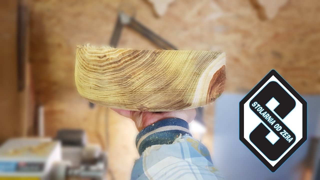 Bowl blanks toczenie przyszłych misek z akacji