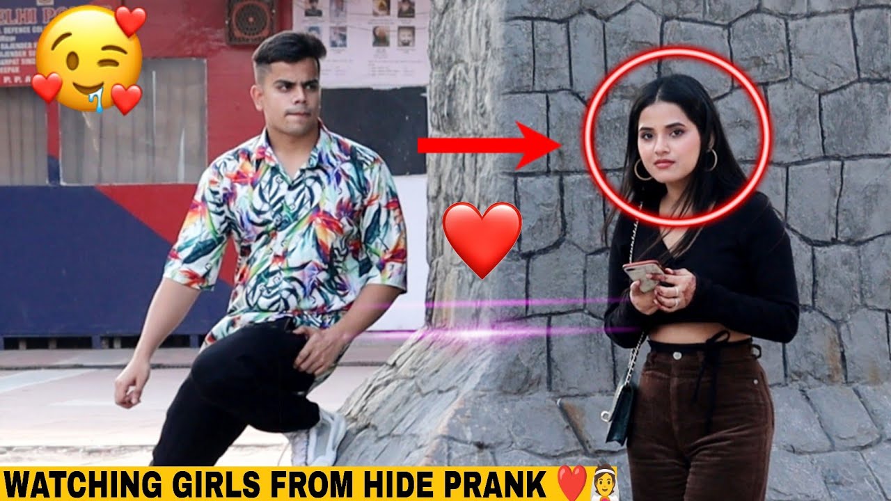 WATCHING GIRLS FROM HIDE PRANK WITH TWIST || PART - 2 || DEEPANSHUMANNI ||