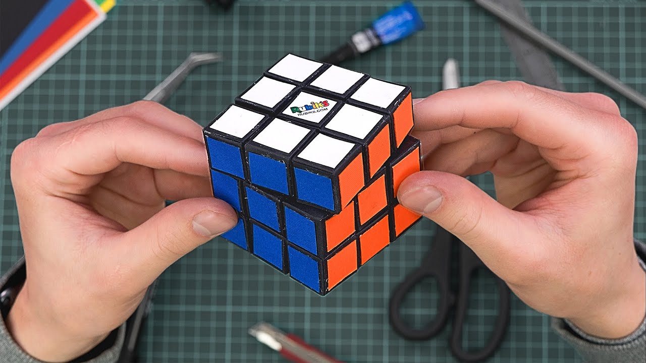 Making fully functional Rubik`s Cube out of Paper