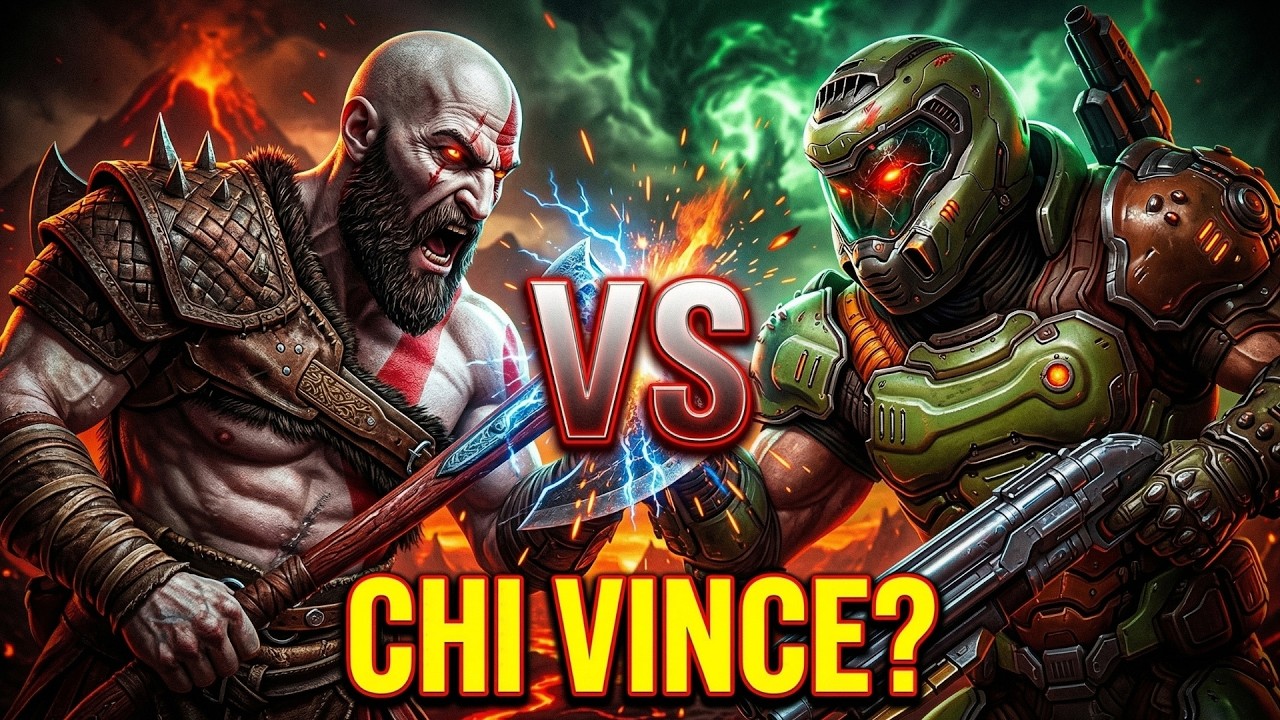 KRATOS VS DOOM SLAYER: CHI È DAVVERO IL PIÙ FORTE?
