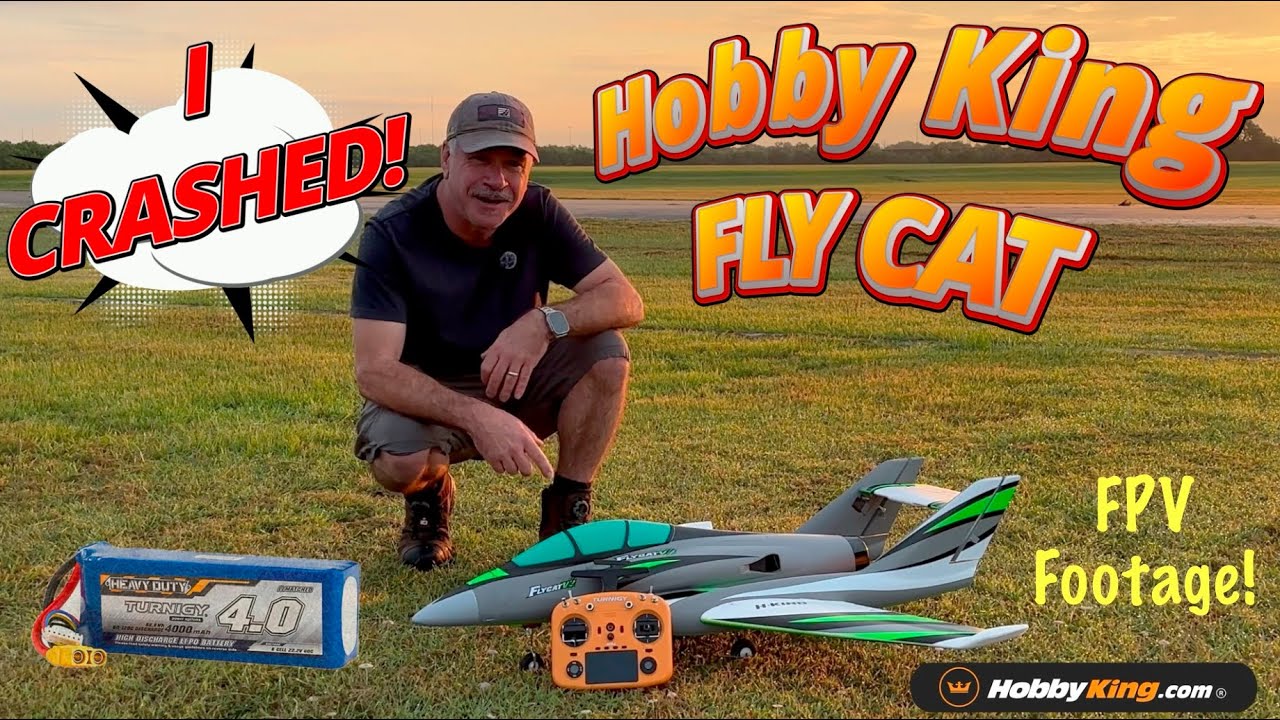 Hobbyking Flycat V2 Review - I crashed!