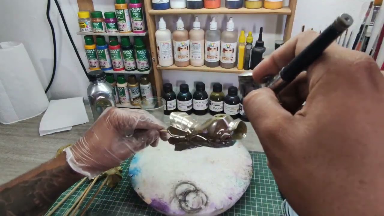 Como pintar Cavaleiros dos Zodiacos de ouro. Saga de Gêmeos Pintura metalizada