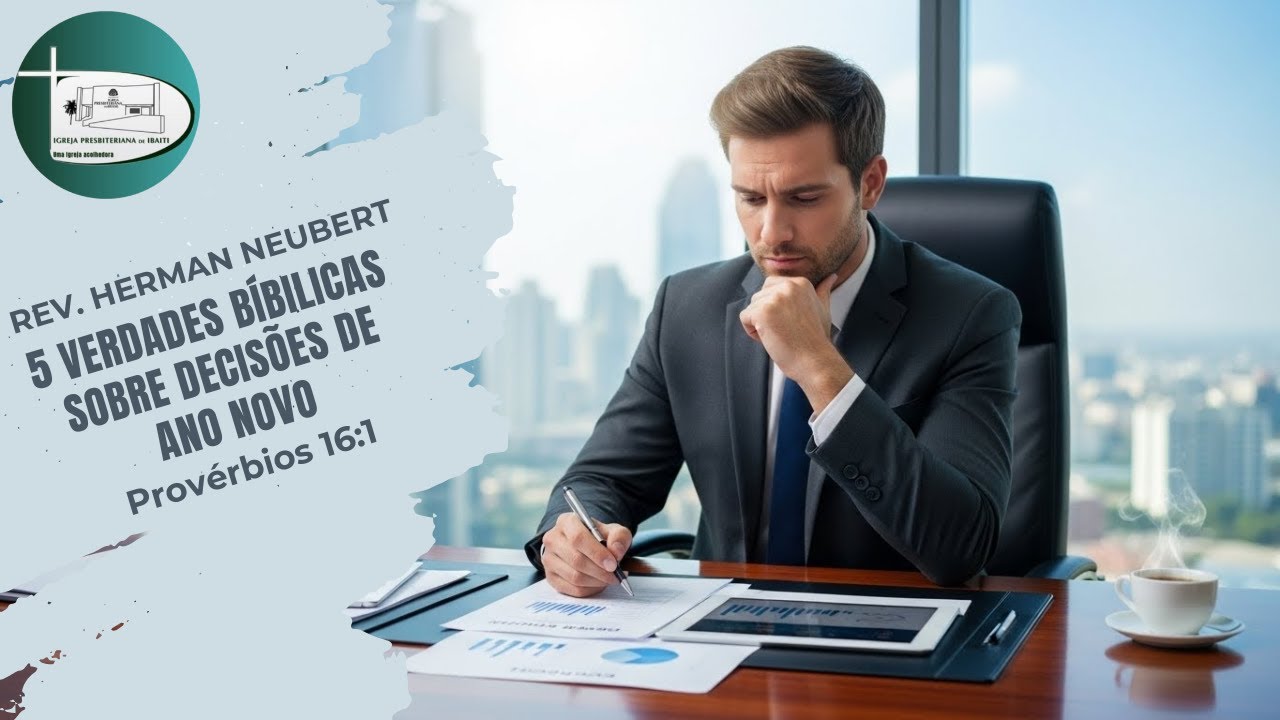 5 VERDADES BÍBILICAS SOBRE DECISÕES DE ANO NOVO - Provérbios 16:1 - Rev. Herman Neubert