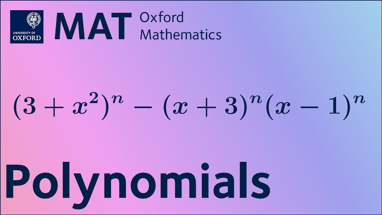 Polynomials | MAT livestream 2025