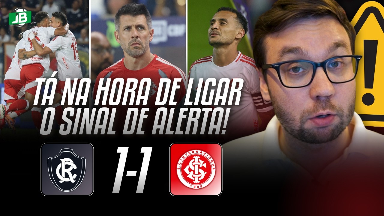 🟥 TÁ NA HORA DE LIGAREM O SINAL DE ALERTA NO INTERNACIONAL