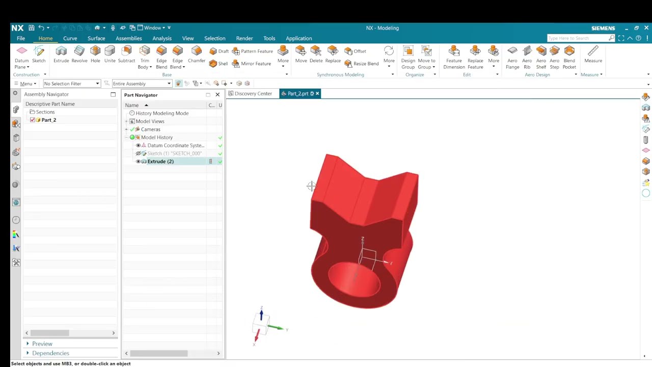 NX CAD for Beginners-Tutorial-2