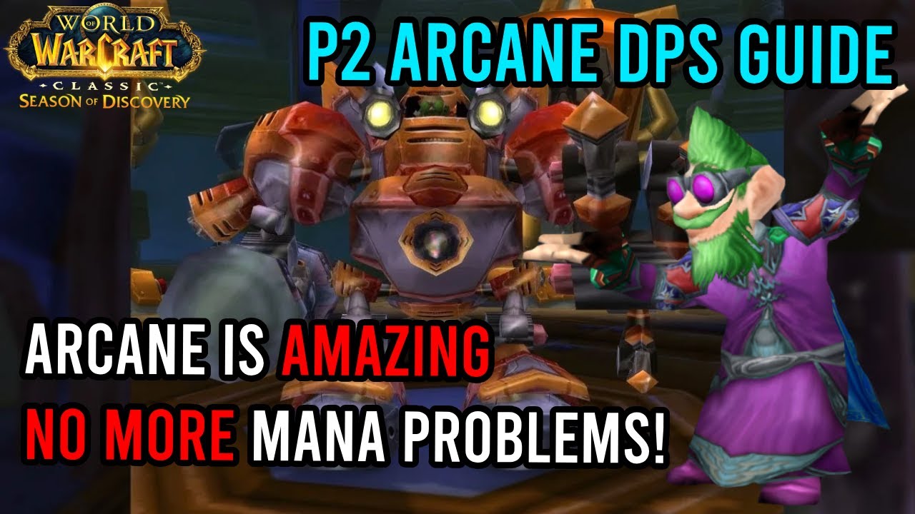 Arcane Dps Raid Guide  | Phase 2 Gnomeregan | WoW Season of Discovery |  KallTorak Living Flame NA
