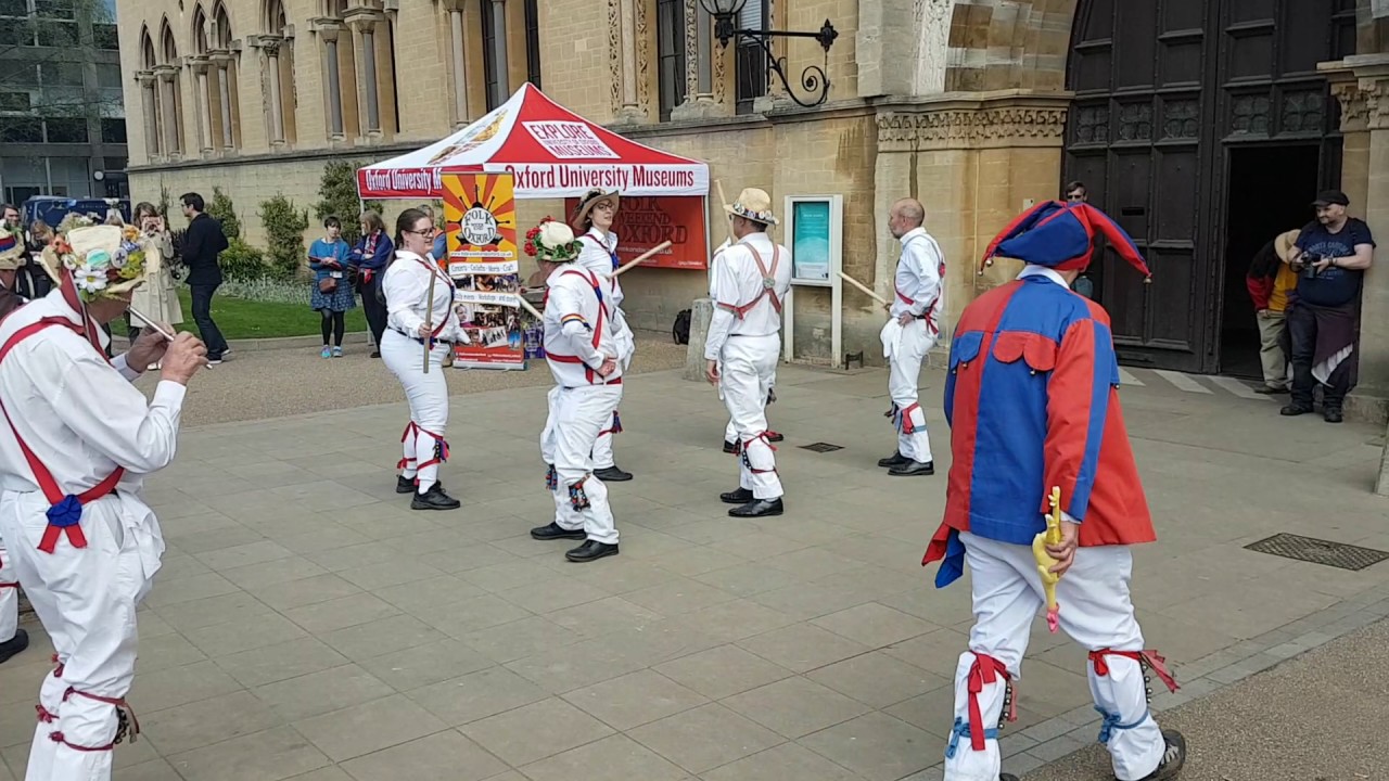 Upton-on-Severn Stick Dance at Folk Weekend Oxford 2017