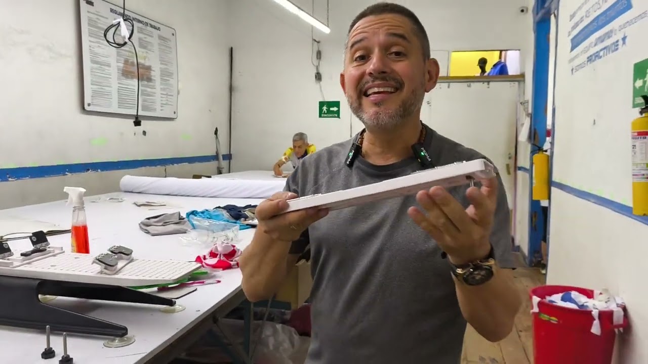 Mesa para entamborar Mesa de trabajo de bordado máquinas Maya 