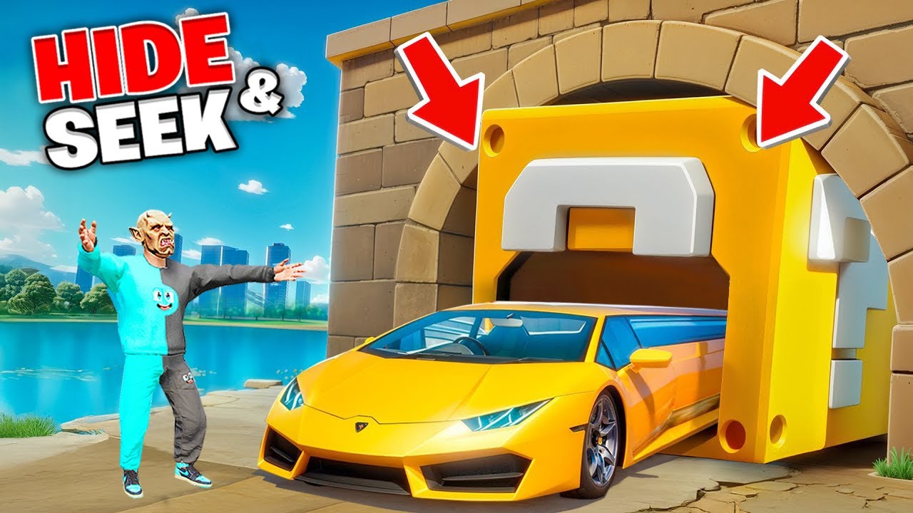 HIDE and SEEK cu Masini din LUCKY BLOCK-URI in GTA 5!