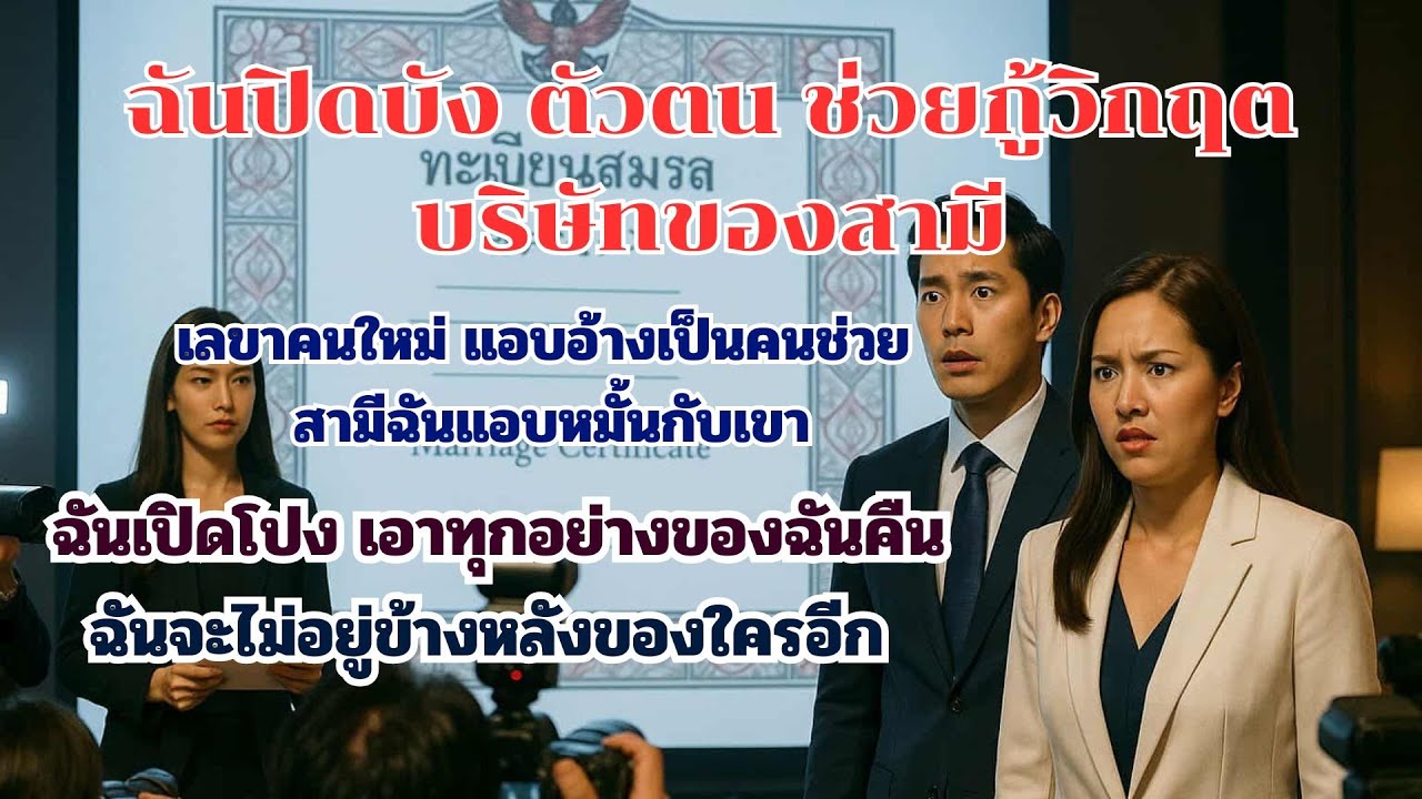 สามีแอบหมั้นกับเลขาคนใหม่ ครอบครัวเขารับรู้ ฉันเปิดโปงเอาทุกอย่างของฉันคืน
