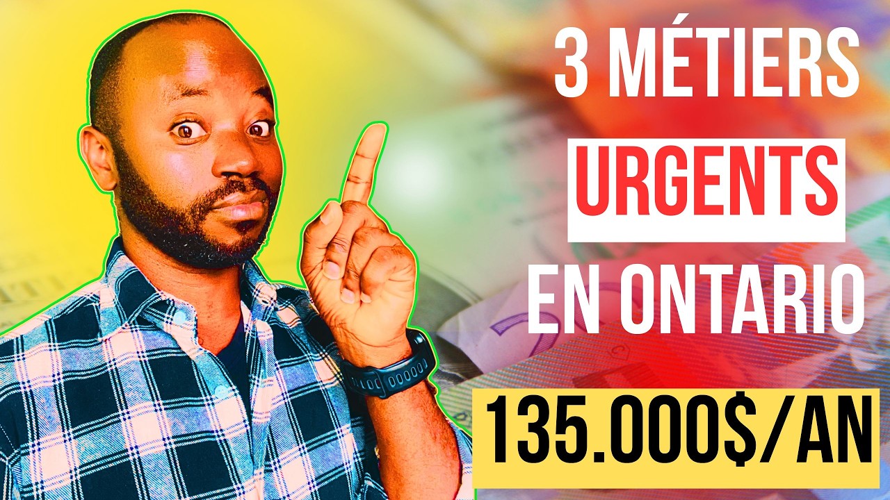3 EMPLOIS URGENTS EN ONTARIO 🇨🇦 (2025) | Entreprises qui recrutent + Salaire 💰