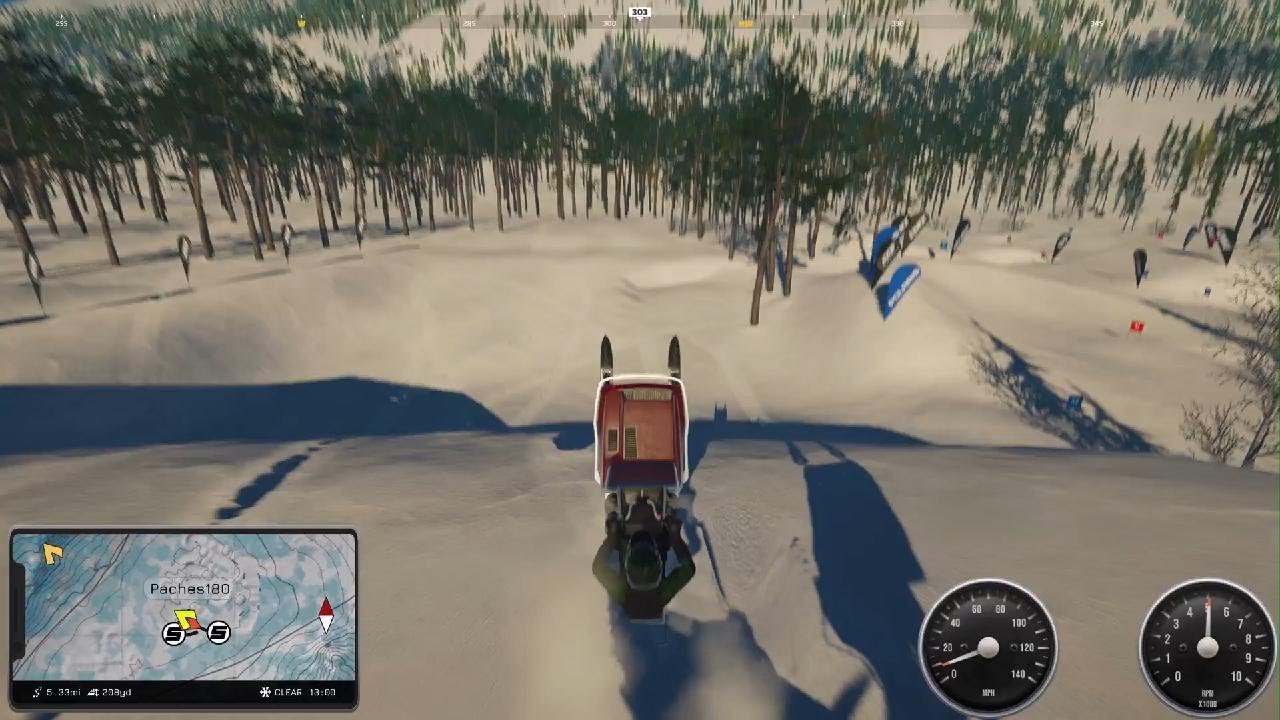 Snow park with a 340cc #sledders #jumps #nocommentary #winter