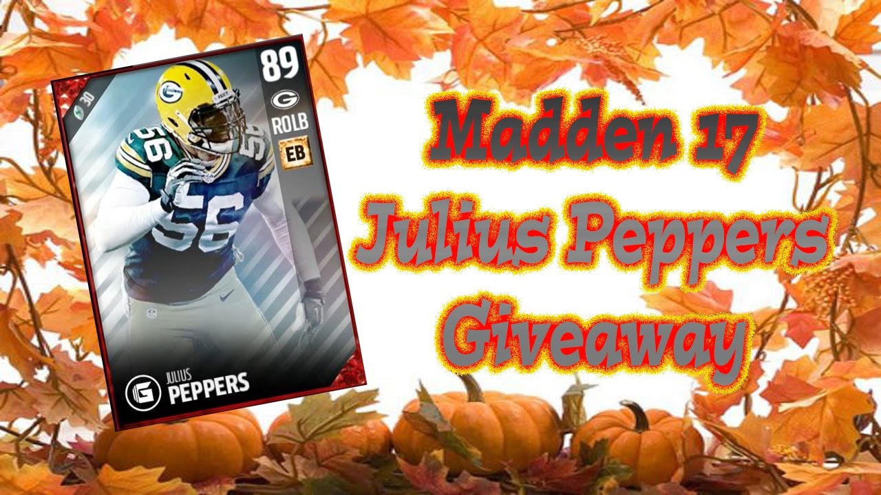 Madden 17 Julius Peppers Giveaway Xbox One