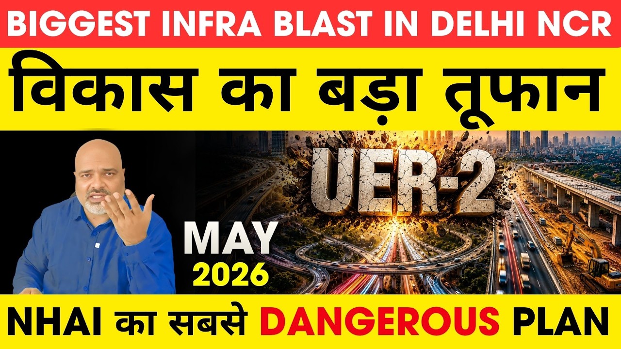 Delhi NCR का सबसे बड़ा Infrastructure BLAST 💥 UER-2 बदल देगा Future! | Property Mishra Show