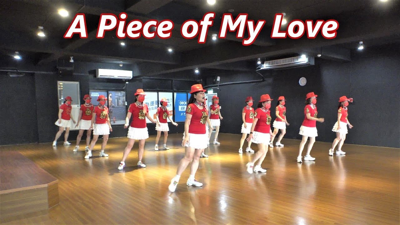 A Piece of My Love│Line Dance by Janet Ge│Demo & Walk Through║我的一份愛│排舞│含導跳║4K