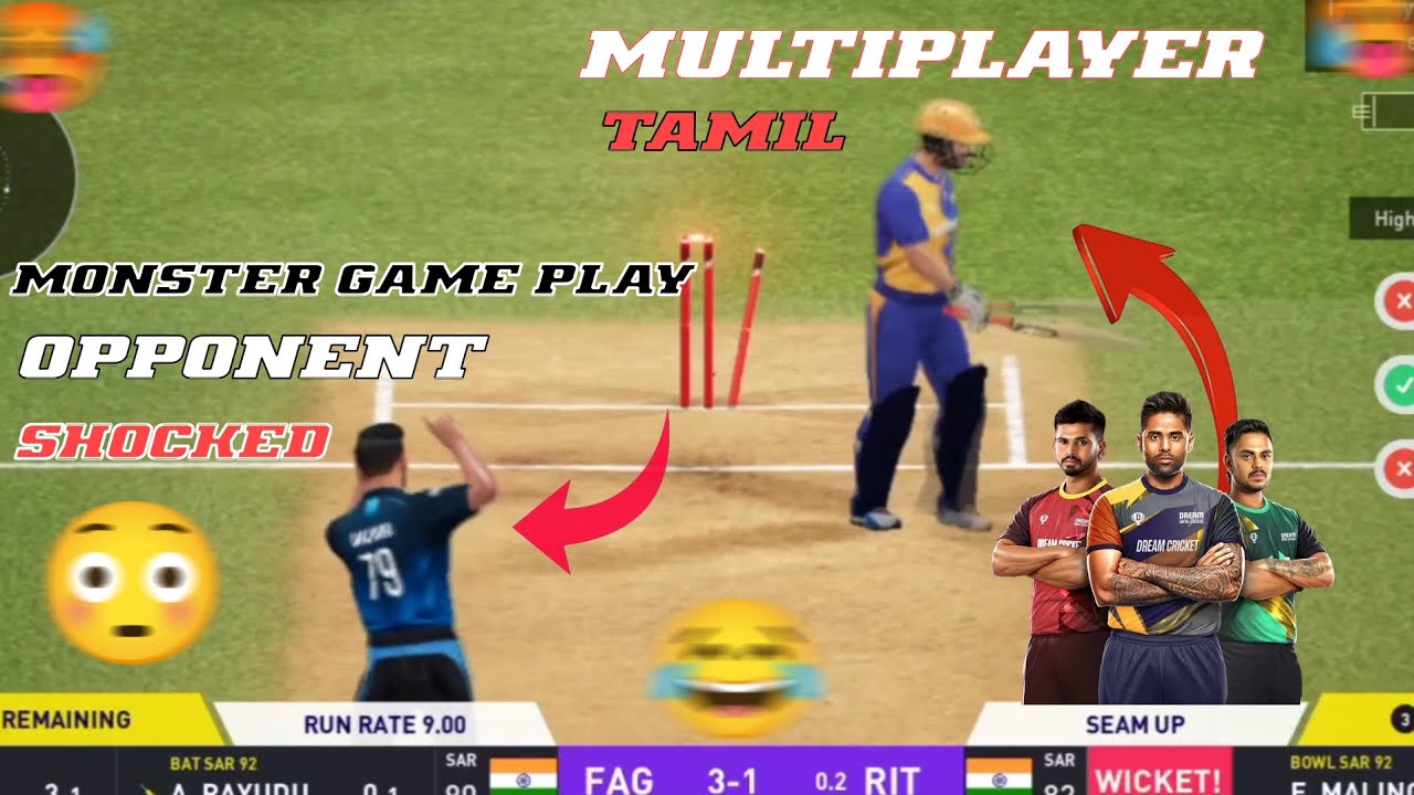 🥵😳Master game play tamil 🙄dream cricket 25 multiplayer challenge EP-3 