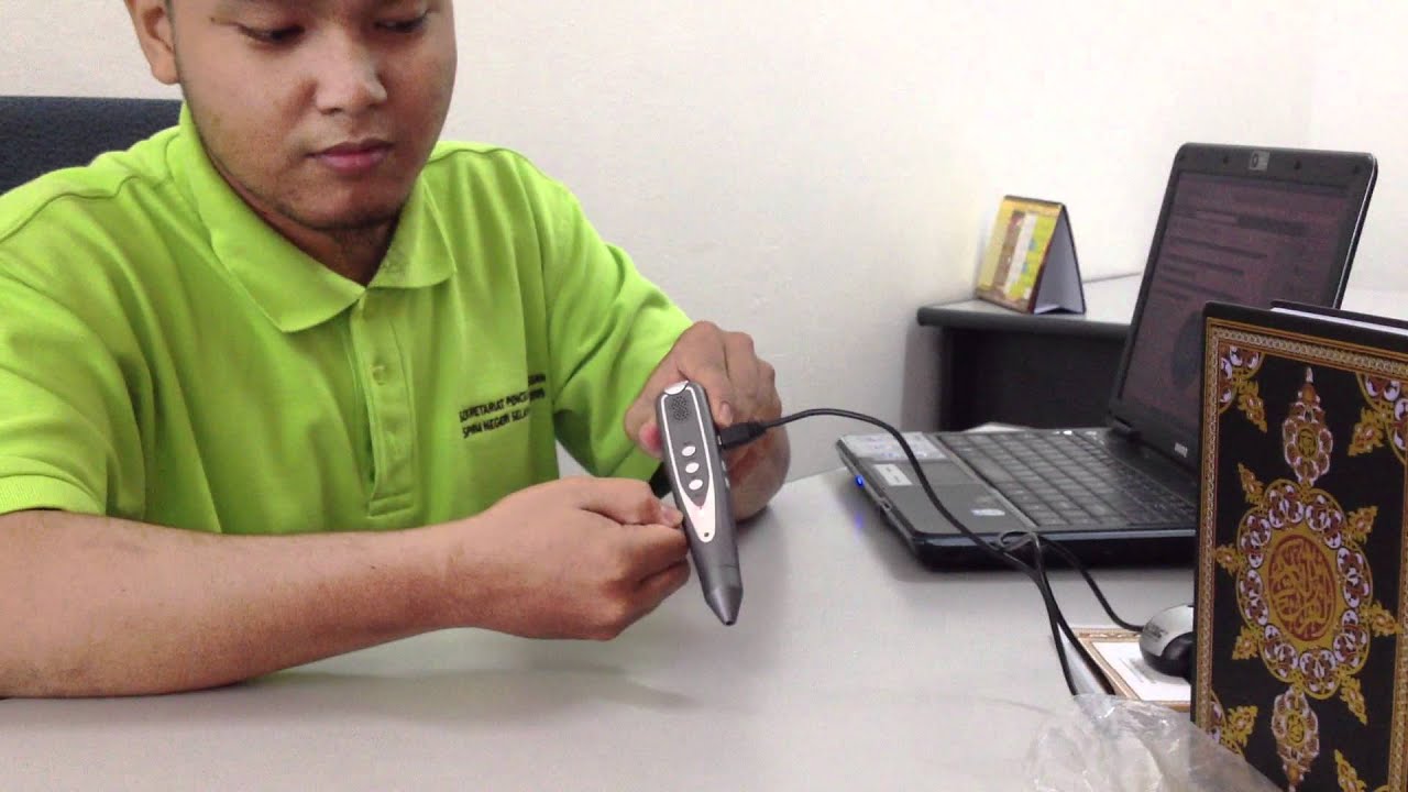 Al Quran Pen Read Digital - Cara Guna Kabel USB