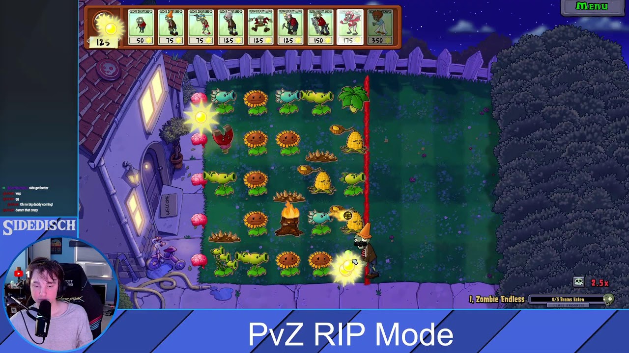 PvZ Replanted RIP Mode LIVE